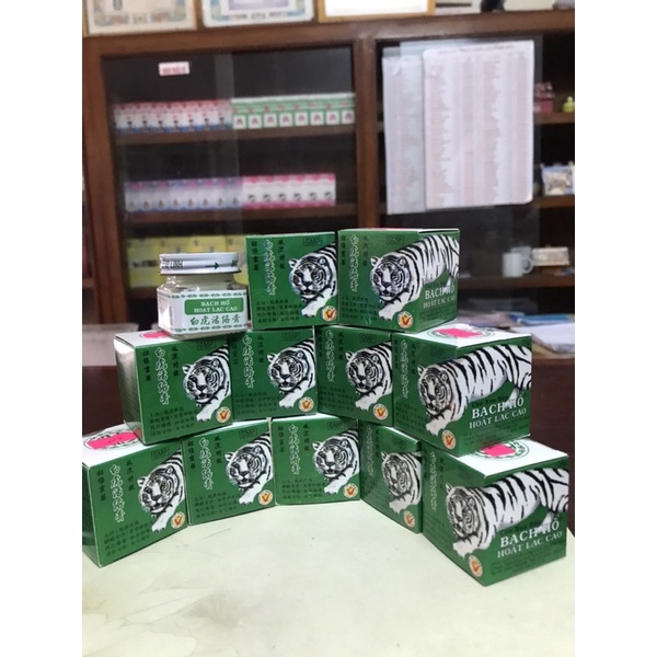 Combo 12 Hộp Cao Xoa Bóp Bạch Hổ Hoạt Lạc Cao, 20g, Giảm đau lưng, nhức mỏi, tê tay chân