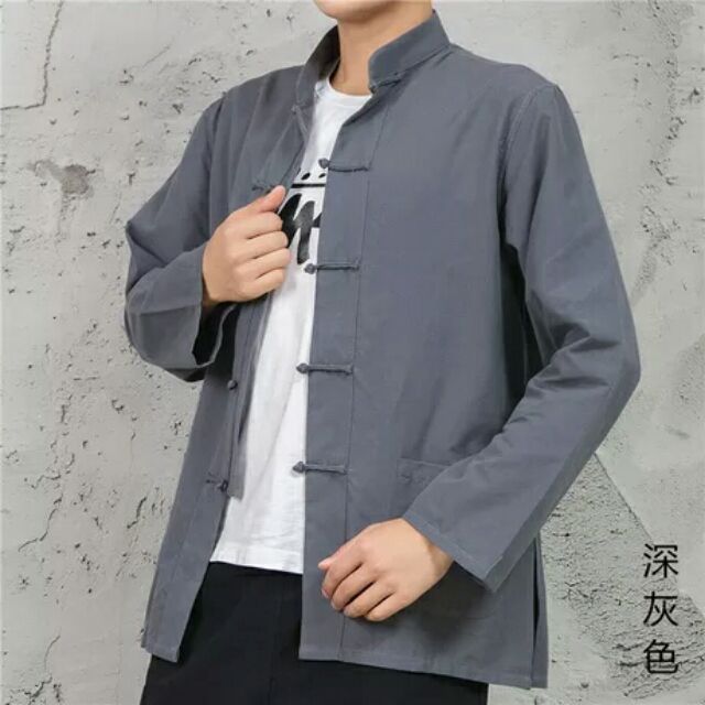 [Order] - ÁO CỔ TÀU PHONG CÁCH TRUNG HOA ( COTTON CAO CẤP) | BigBuy360 - bigbuy360.vn