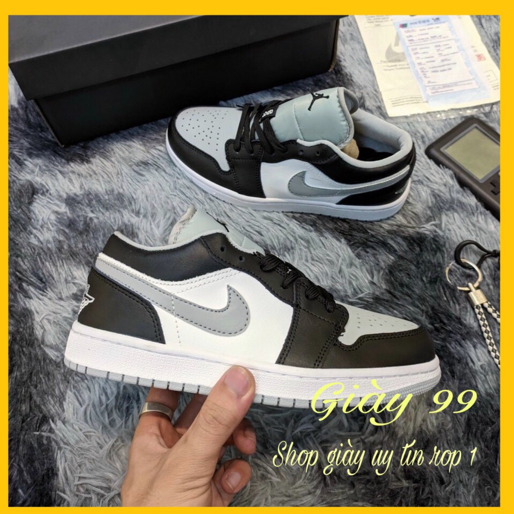 Giày Thể Thao Sneaker j D Cổ Thấp Xám Đen Cao Cấp - NJT10 | BigBuy360 - bigbuy360.vn