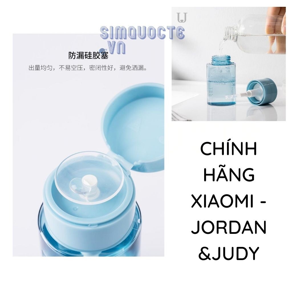 Lọ chiết mỹ phẩm nước tẩy trang Xiaomi Jordan & Judy có nút nhấn tiện lợi JD3