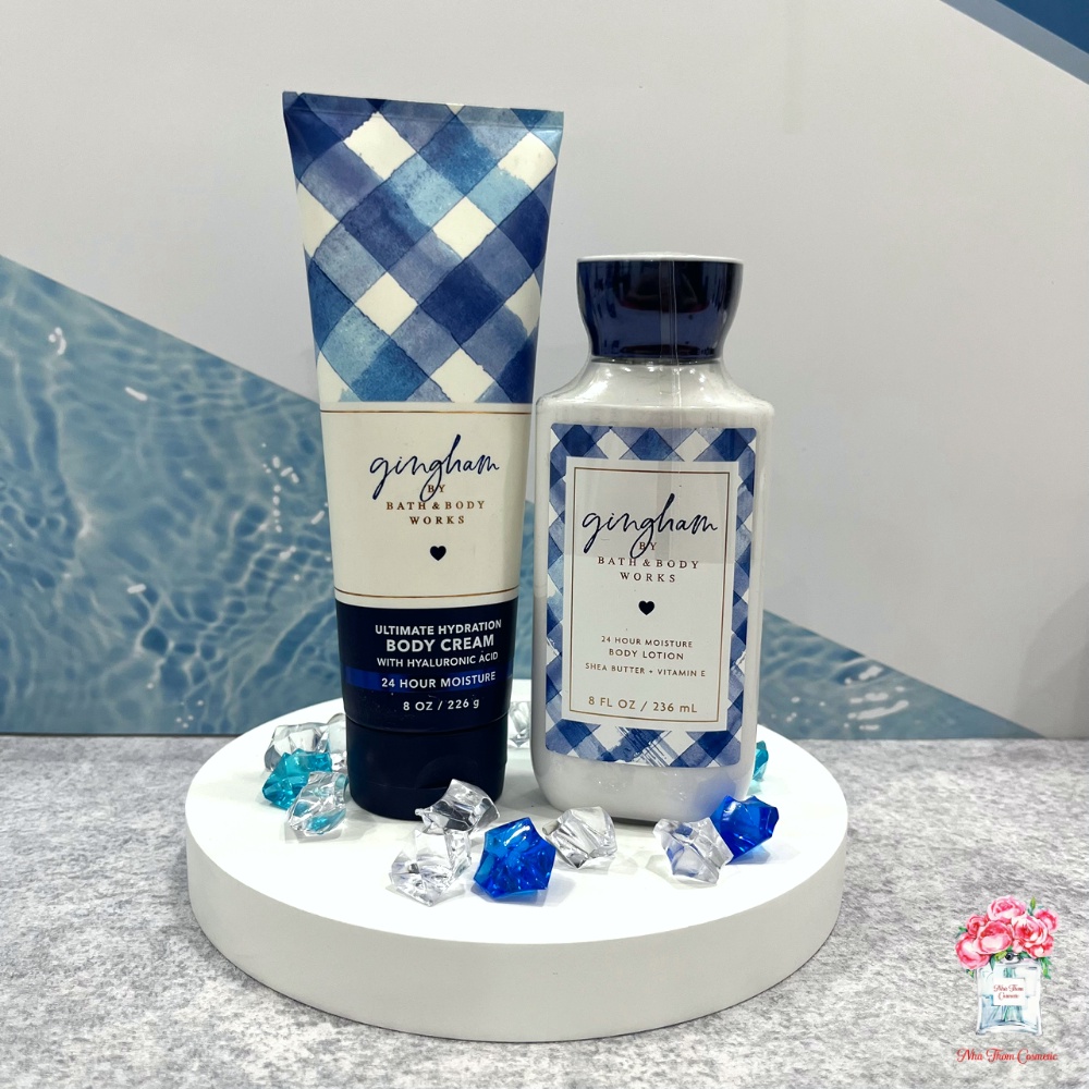 Kem Dưỡng Thể Bath & Body Works Gingham Hương Thơm Hoa Quả Tinh Tế Sang Trọng Quyến Rũ 226g