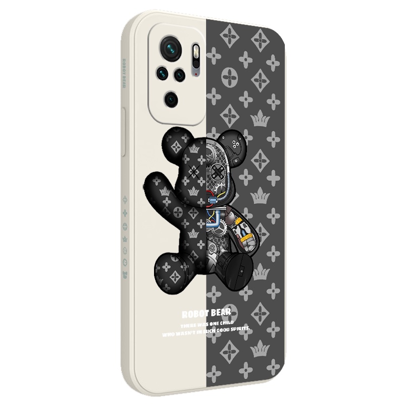 Ốp điện thoại mềm chống sốc bảo vệ camera hình gấu độc đáo cho Xiaomi Redmi Note 10 Pro Max 10s 4G 5G 10Pro 10ProMax  | BigBuy360 - bigbuy360.vn