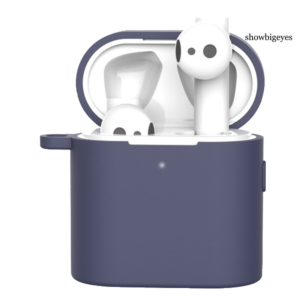 Túi Đựng Tai Nghe Mini Màu Trơn Có Dây Đeo Cho Xiaomi Air 2 / 2s