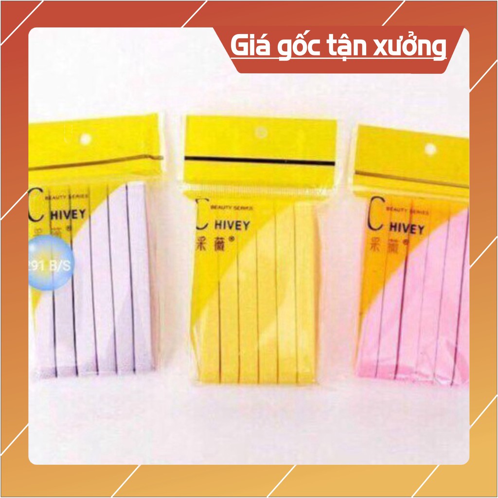 Bọt biển - Bông nở rửa mặt Chivey (12 que/1 túi) (sale)