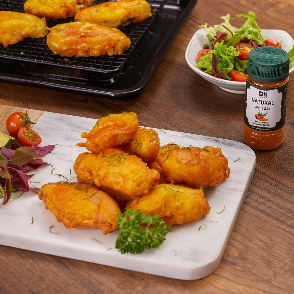 Gia vị tự nhiên bột sả nghệ gừng hành tỏi tiêu ớt quế điều đỏ DH Food Natural cho món ăn thơm ngon đậm vị