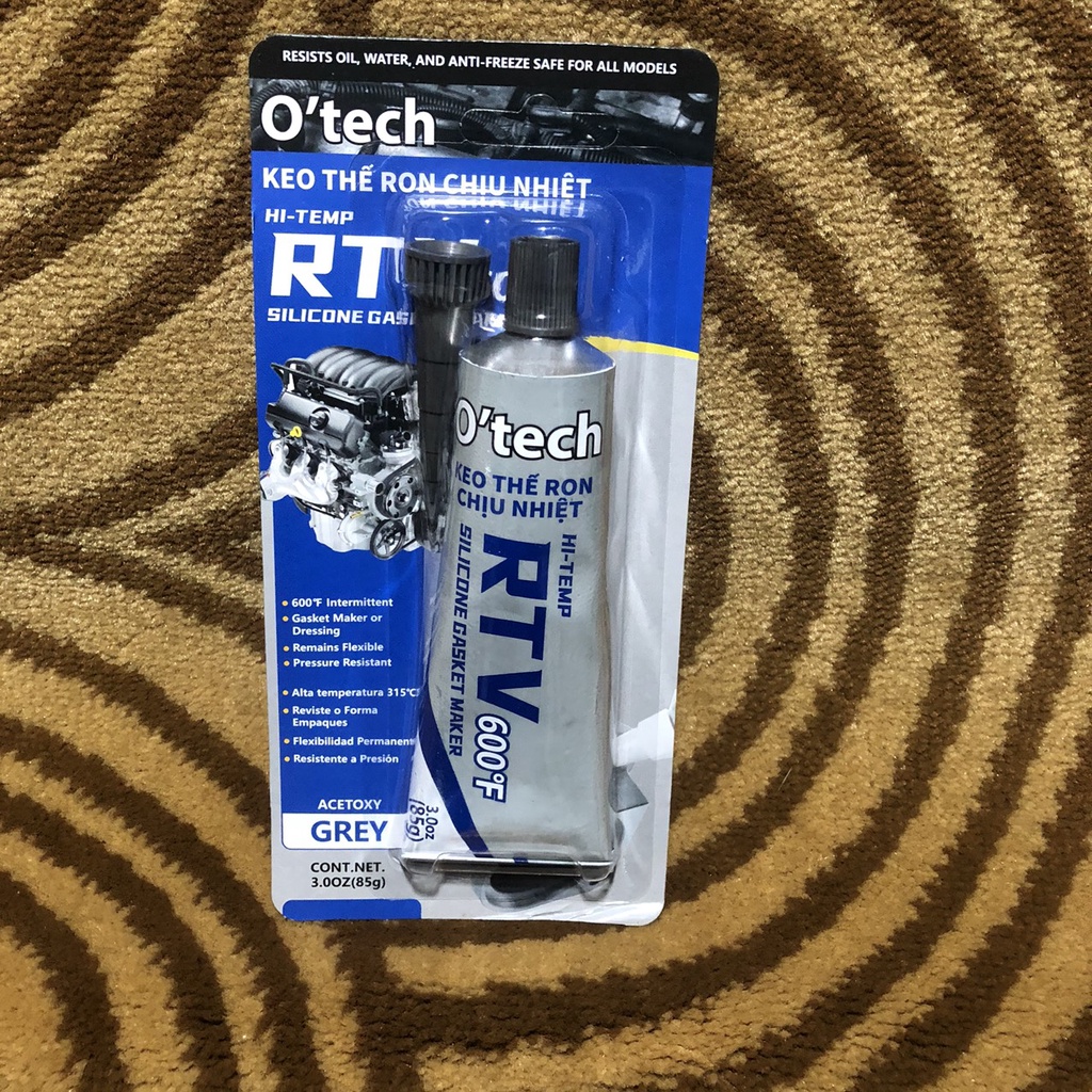 Chất Tạo Gioăng Chịu Nhiệt Cao O'tech RTV Silicone 600F 85g