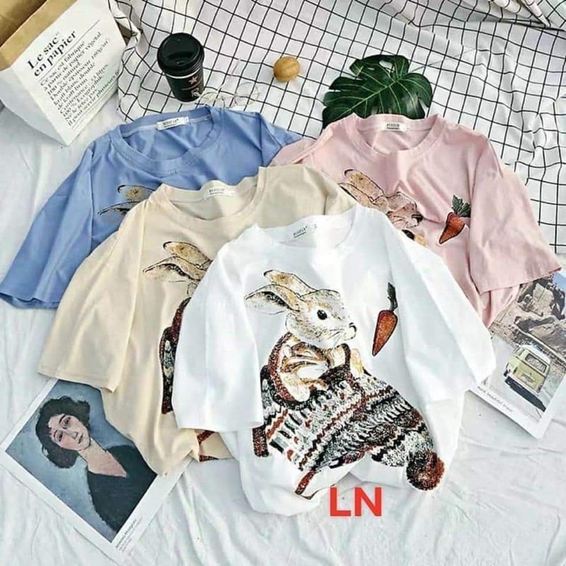 Áo phông thỏ cà rốt TH6