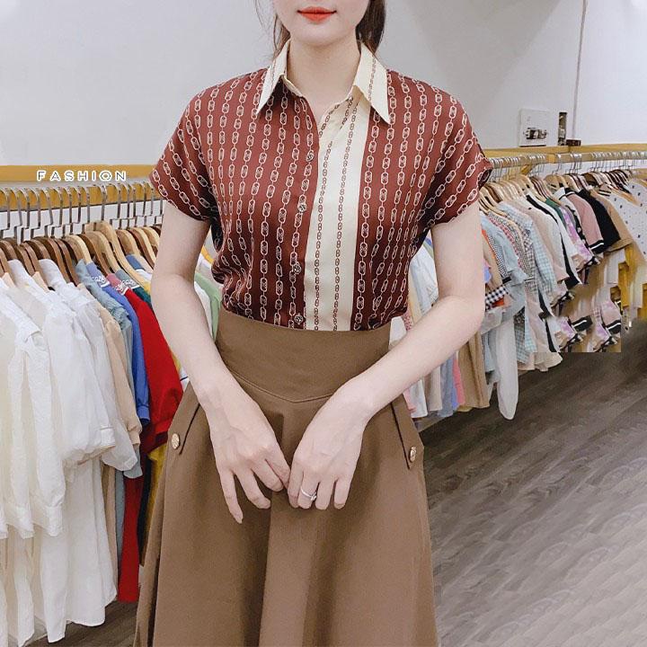 Chân váy xòe dáng dài Midi công sở cạp cao to bản ôm eo nịt bụng túi cúc có BIGSIZE phong cách sang trọng trẻ trung CV41