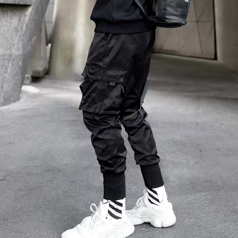 Quần Jogger Kaki Mix Dây khóa Unisex