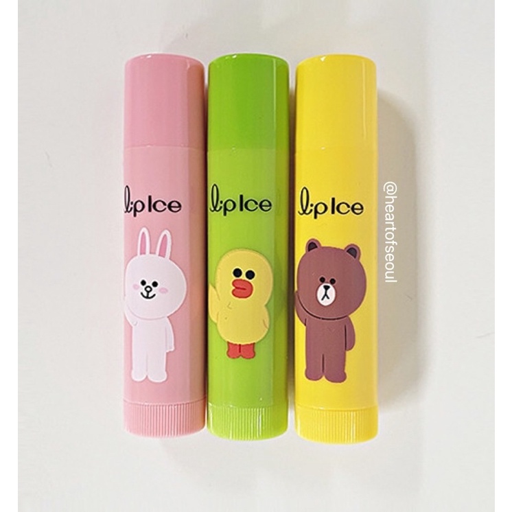 Son dưỡng Lipice Line Friends Lip Balm nội địa Hàn 3.5g (Bill Hàn)