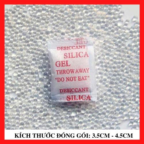 [SILICAGEL 3Gr] Gói Hút Ẩm Silica Gel Loại 3g/gói  - Hạt chống ẩm mốc, khử mùi, bảo quản thực phẩm, đồ dùng và mặc, ...