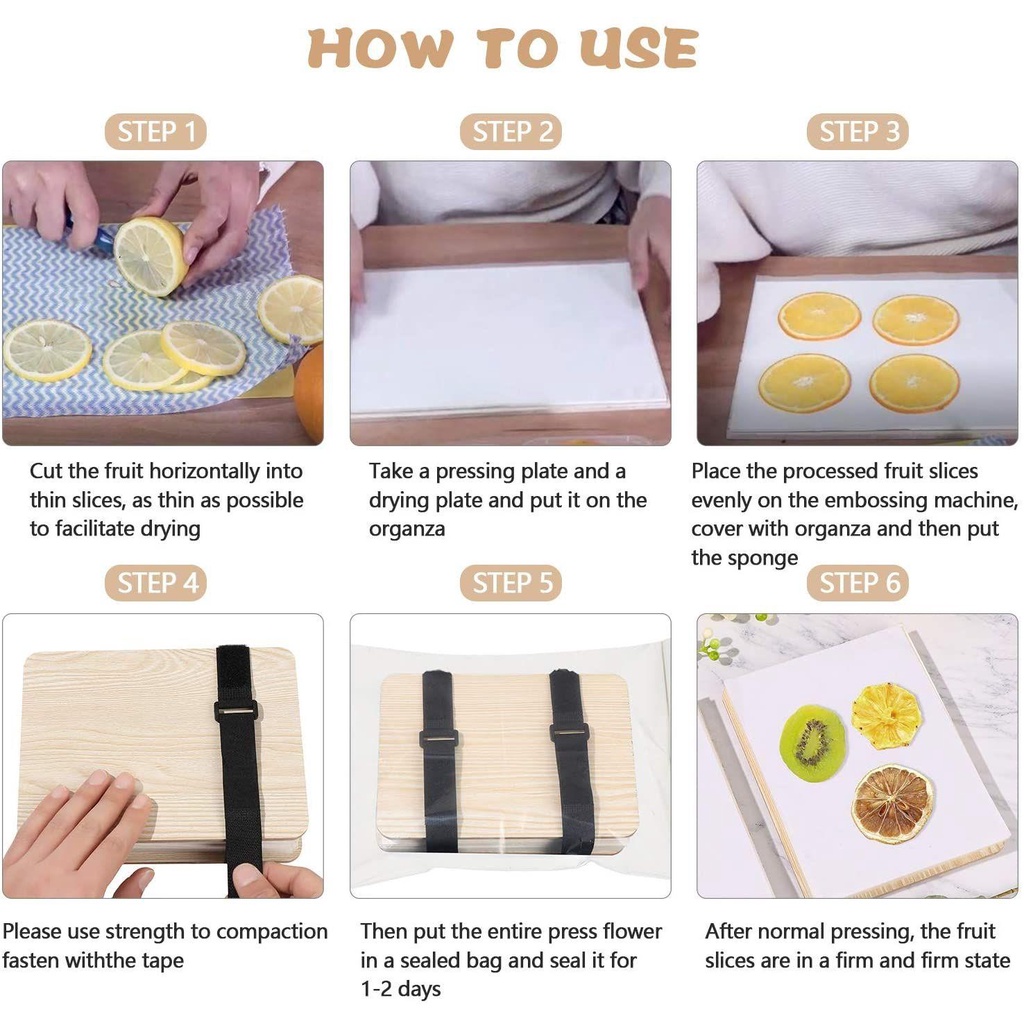 Bộ Dụng Cụ Dập Nổi Họa Tiết Trái Cây / Hoa / Trái Cây Dễ Thương Dùng Trang