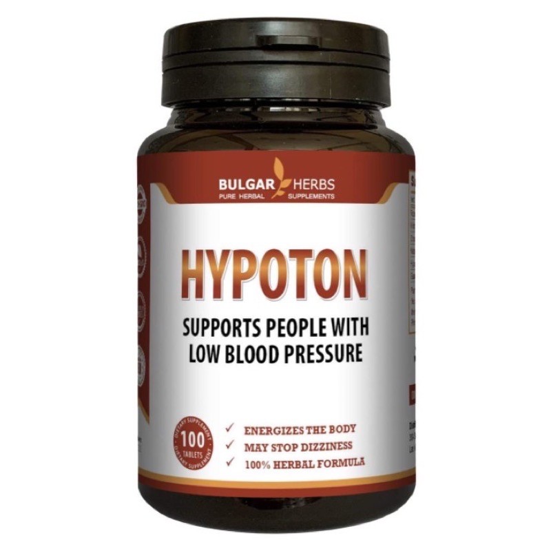 Hypoton thảo dược hỗ trợ huyết áp thấp 120v