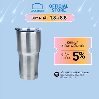 Bình giữ nhiệt Lock&Lock Swing Tumbler 470ml Màu bạc LHC4136SLV