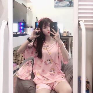 Bộ ngủ lụa ♛ Đồ ngủ nữ lụa satin cao cấp mẫu mới hot