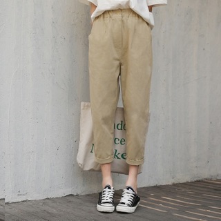quần baggy cạp cao phong cách