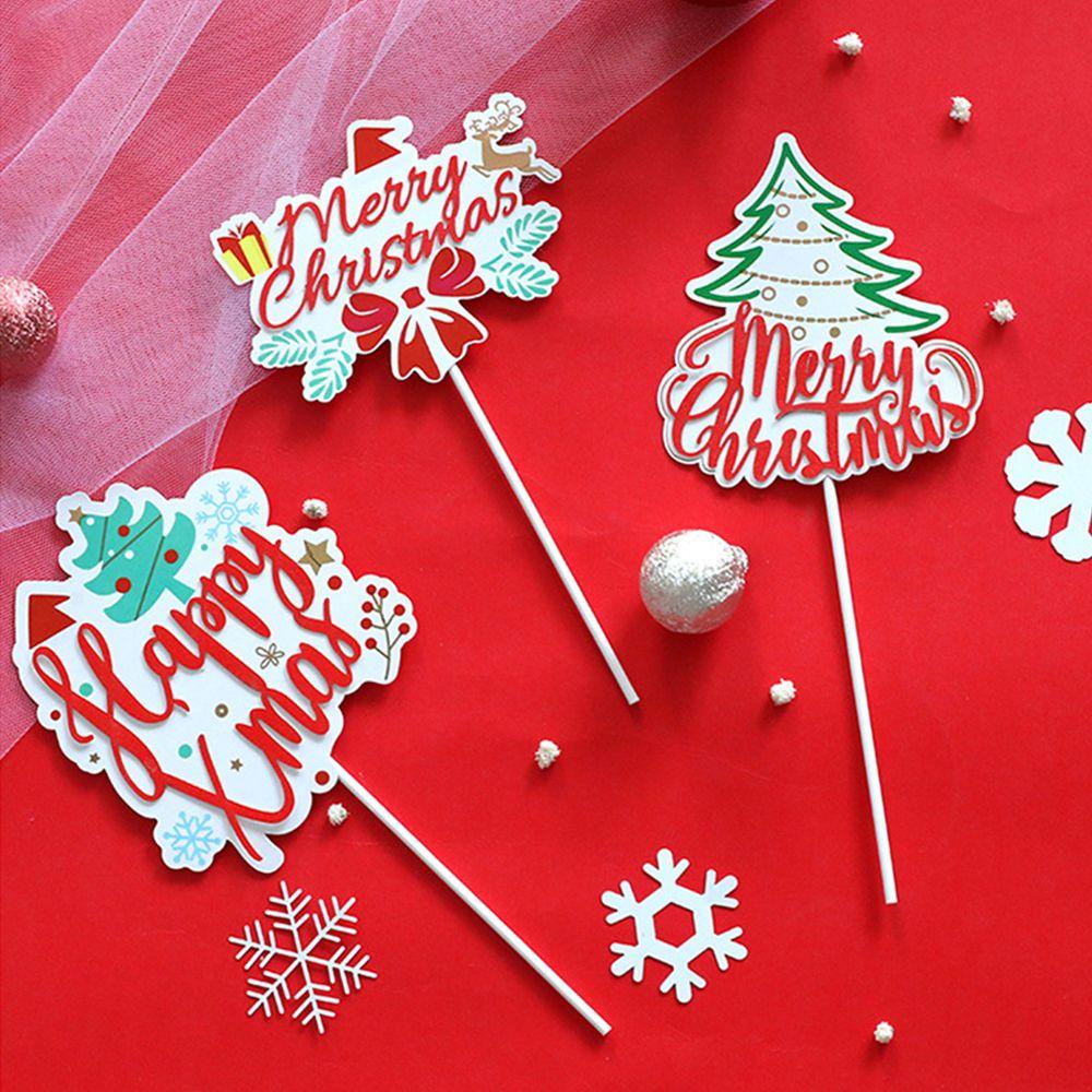 Phụ Kiện Trang Trí Bánh Kem Chữ Merry Christmas