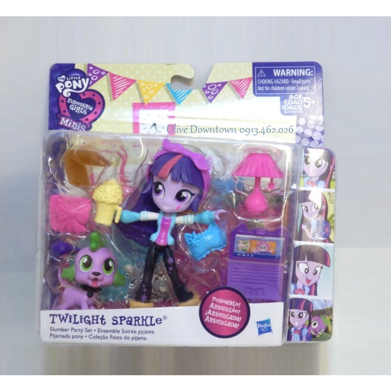 🏵 Bộ Búp bê Pony 12cm kèm Thú cưng & Phụ kiện theo chủ đề - MY LITTLE PONY MINIS PLAYSET