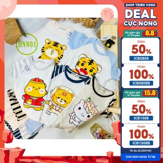 Quần áo bé trai và bé gái tay ngắn quần đùi Minky Mom chất liệu thun lạnh thoáng mát mùa hè size 80-120cm