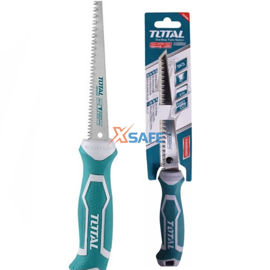 Cưa gỗ cầm tay mũi nhọn 6inch TOTAL THWBSW66 chuyên dụng lưỡi SK5 siêu sắc bén, chống cong gãy, rỉ sét - chính hãng