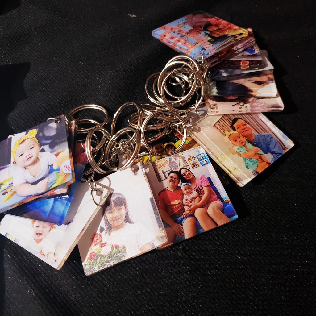 COMBO 10 CHIẾC MÓC KHÓA IN HÌNH THEO YÊU CẦU