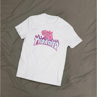 Áo thun thrasher x peppa pig