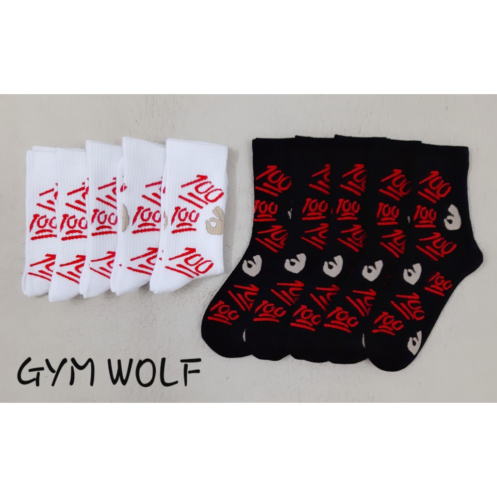 Vớ thể thao số 100 cổ cao Nam Nữ phong cách trẻ trung, xu hương đường phố, năng động.