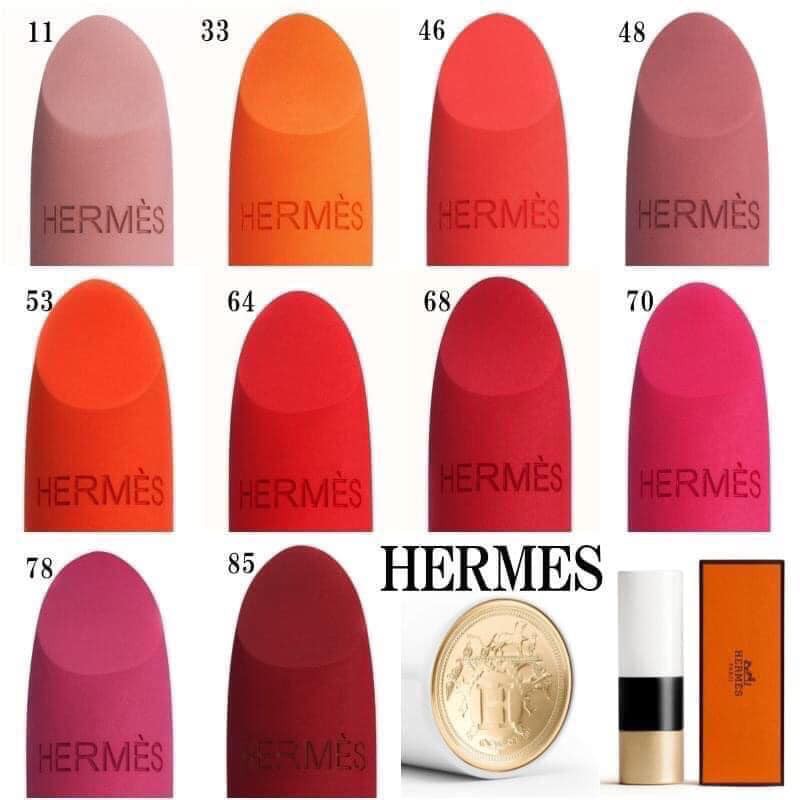 Son HERMES Rouge MAT & SATIN Fullbox