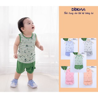 [Mã BMLT30 giảm đến 30K đơn 299K] DMB270 Bộ quần áo ba lỗ Dokma (9-24M)