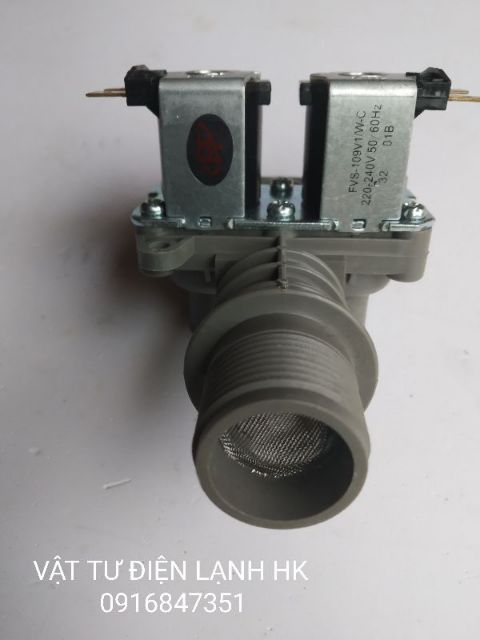 Van cấp nước máy giặt panasonic đôi cổ dài 2 chân pana