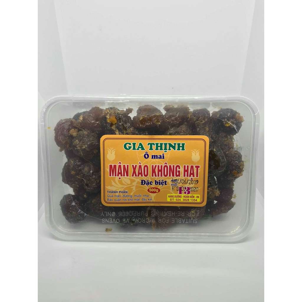 Ô mai mận xào không hạt 500gr Gia Thịnh Hà Nội