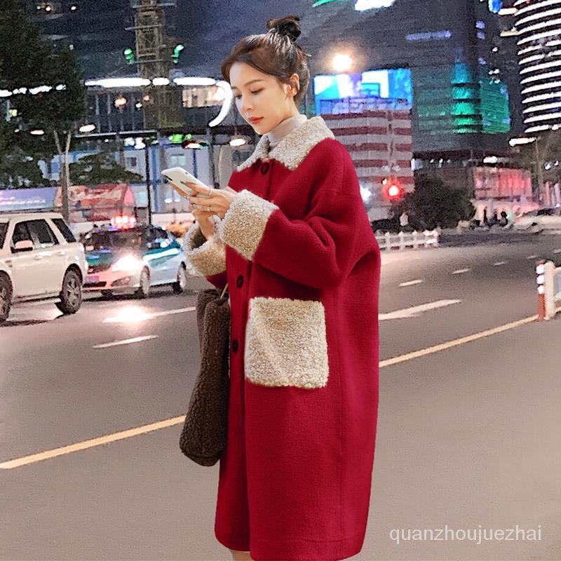 Áo Khoác Len Lông Cừu Dáng Ôm Thời Trang Mùa Đông 2022 Dành Cho Nữ Mm200 Jin Plus