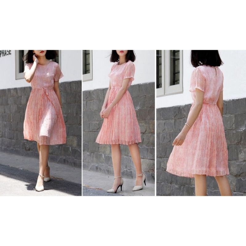 Đầm Oasis dập li