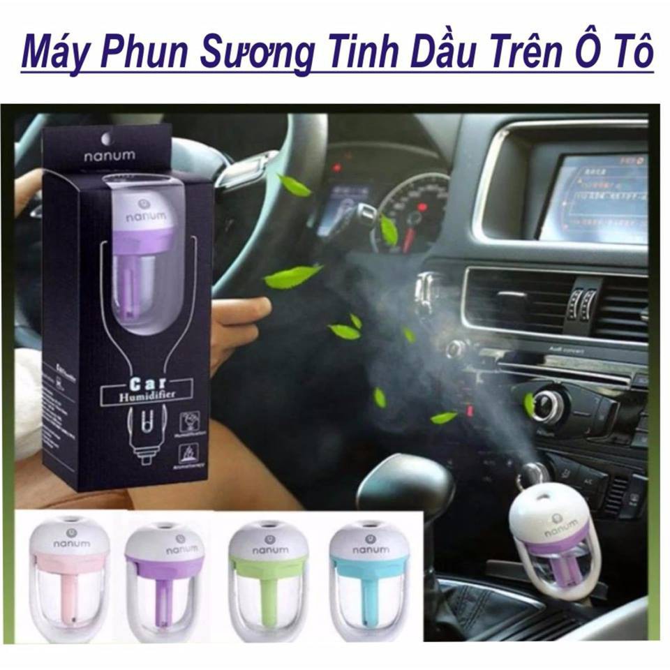 Phun sương tinh dầu thơm khử mùi ô tô - Tạo độ ẩm