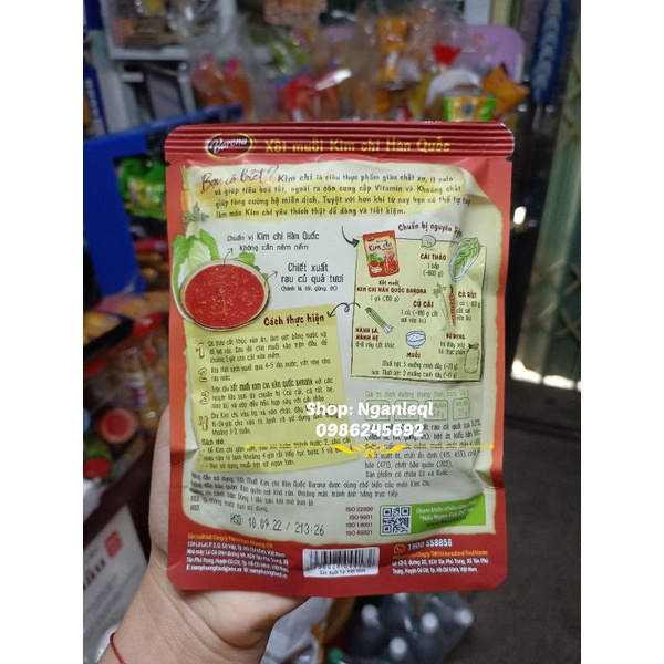 Xốt Muối Kim Chi Barona 180g