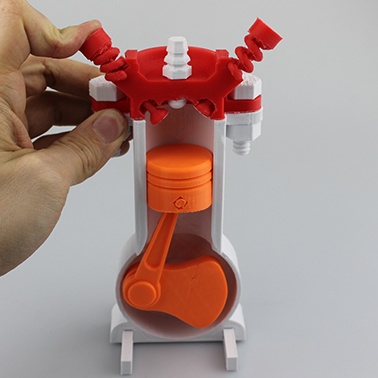 Động cơ đốt trong 4 thì - mô hình hỗ trợ học tập