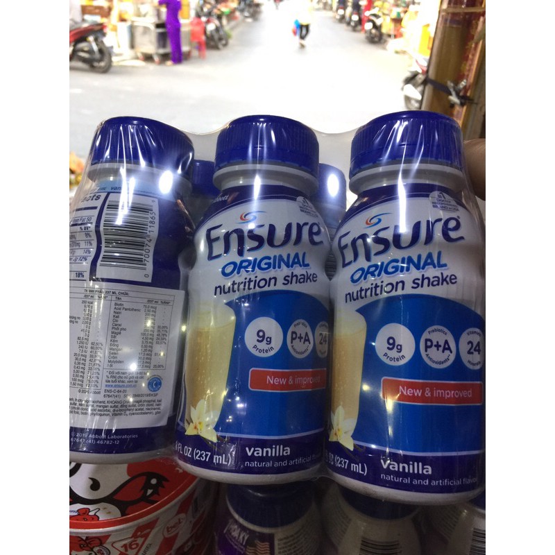 Sữa Ensure Original 237ml (1 lốc 6 chai)