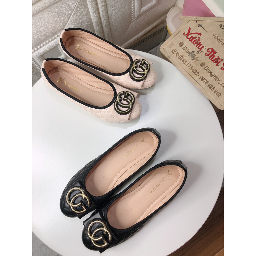 { Ảnh Thật} giày bệt chần chỉ khóa GC mềm và êm chân | BigBuy360 - bigbuy360.vn