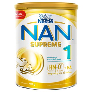 Combo 2 Lon Sữa Bột Nan Supreme 1 - 400g