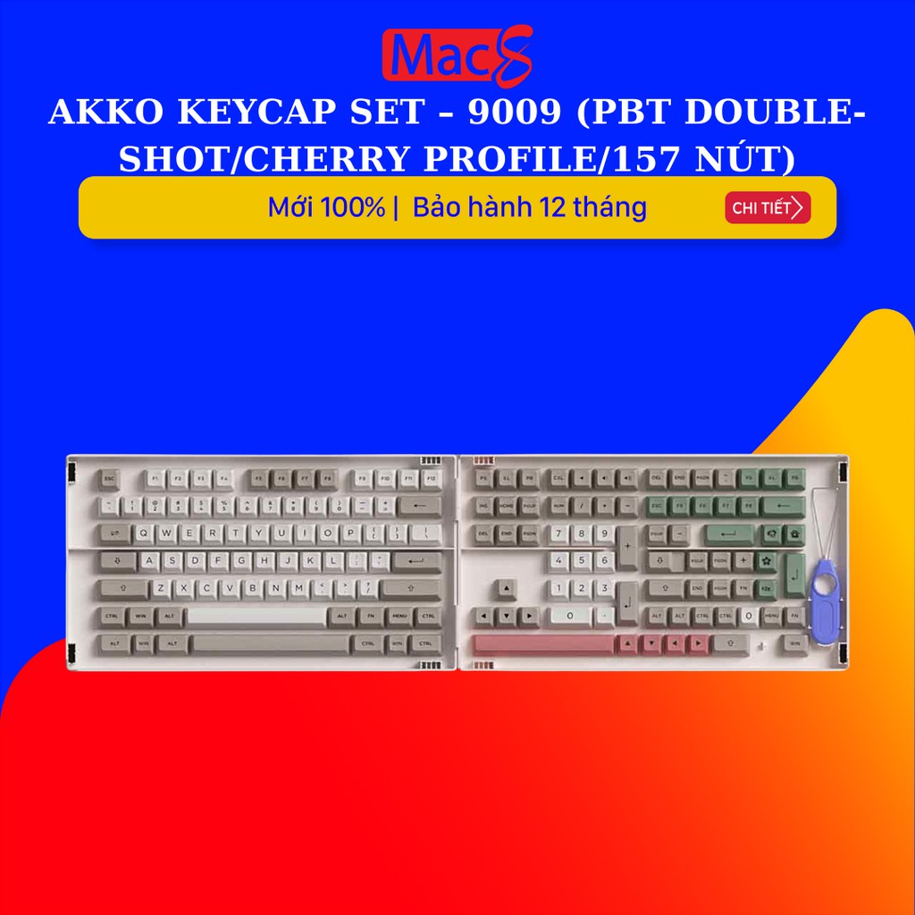 Bộ AKKO Keycap set 9009 (PBT Double Shot/Cherry profile/157 nút)