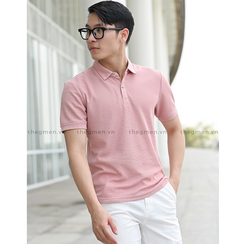 Áo Polo nam The GMEN Weave Polo Shirt nhẹ, bề mặt dệt Double Face thoáng mát, mềm mịn