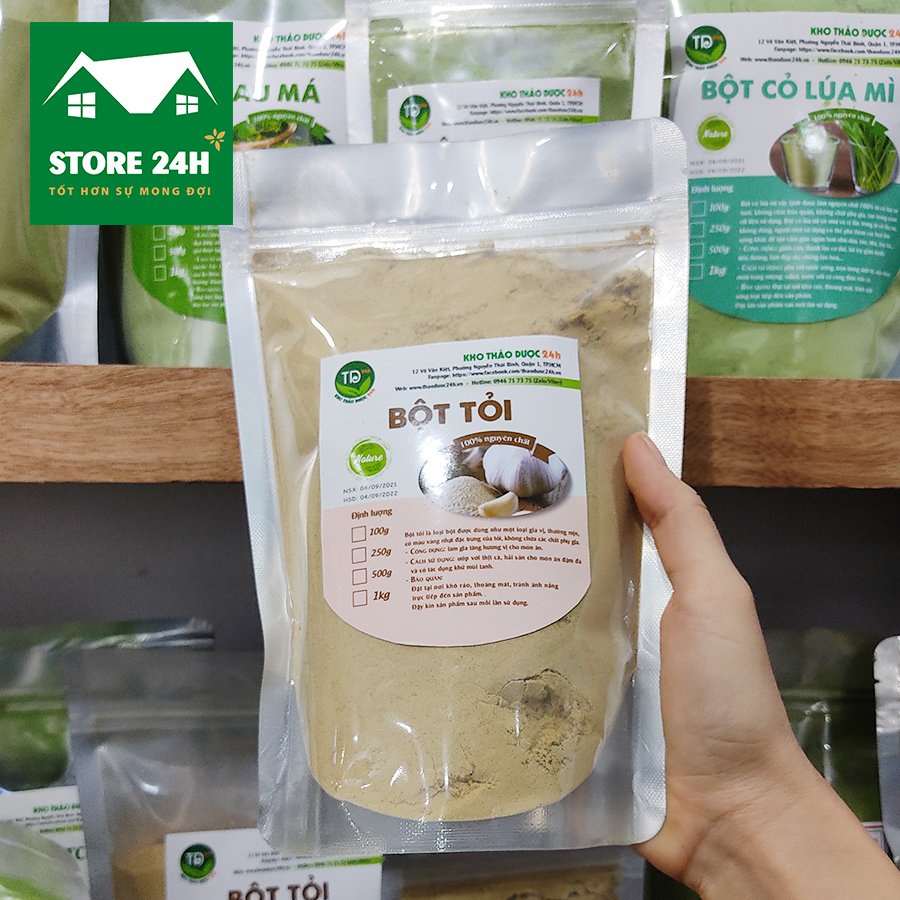 [1kg] Bột tỏi nguyên chất 100%, giá tốt I Store 24h