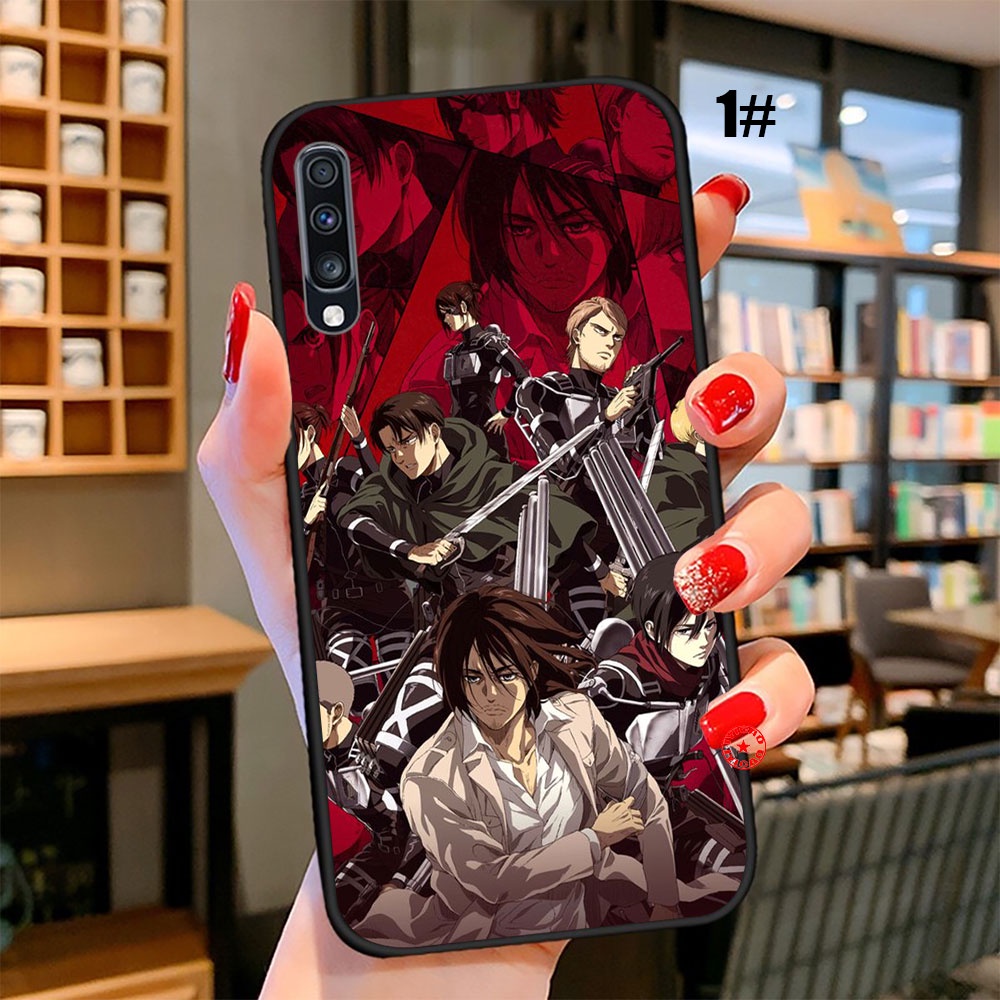 Ốp Điện Thoại Mềm Hình attack on titan Cho samsung galaxy a82 a70 a50s a50 a40s a30s a30 a20s a20 a12 is5