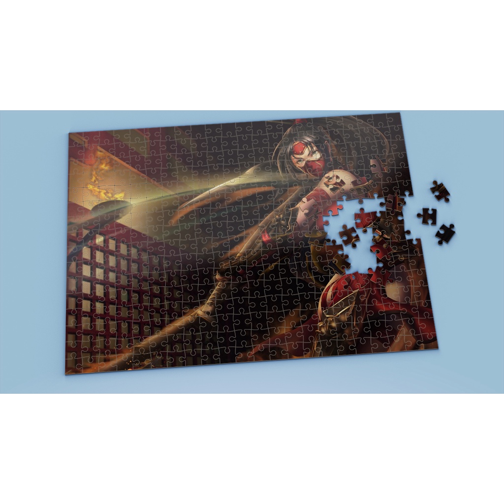 League of Legends Tranh ghép hình AKALI - Mẫu 3 - Nhận in theo yêu cầu