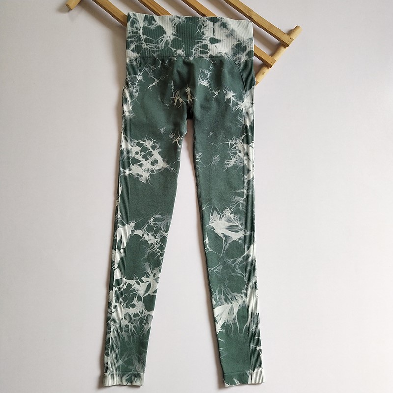 Quần legging BEAUTYTREND nhuộm màu nhanh khô lưng cao có thể dùng khi tập thể thao chạy bộ