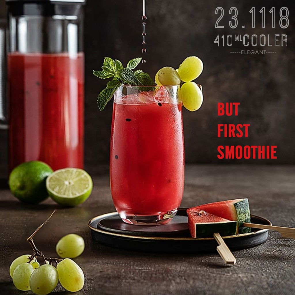 Ly cốc thủy tinh - [ Sinh tố - nước ép ] - 410ml - Cooler - [ 23.1118 ]