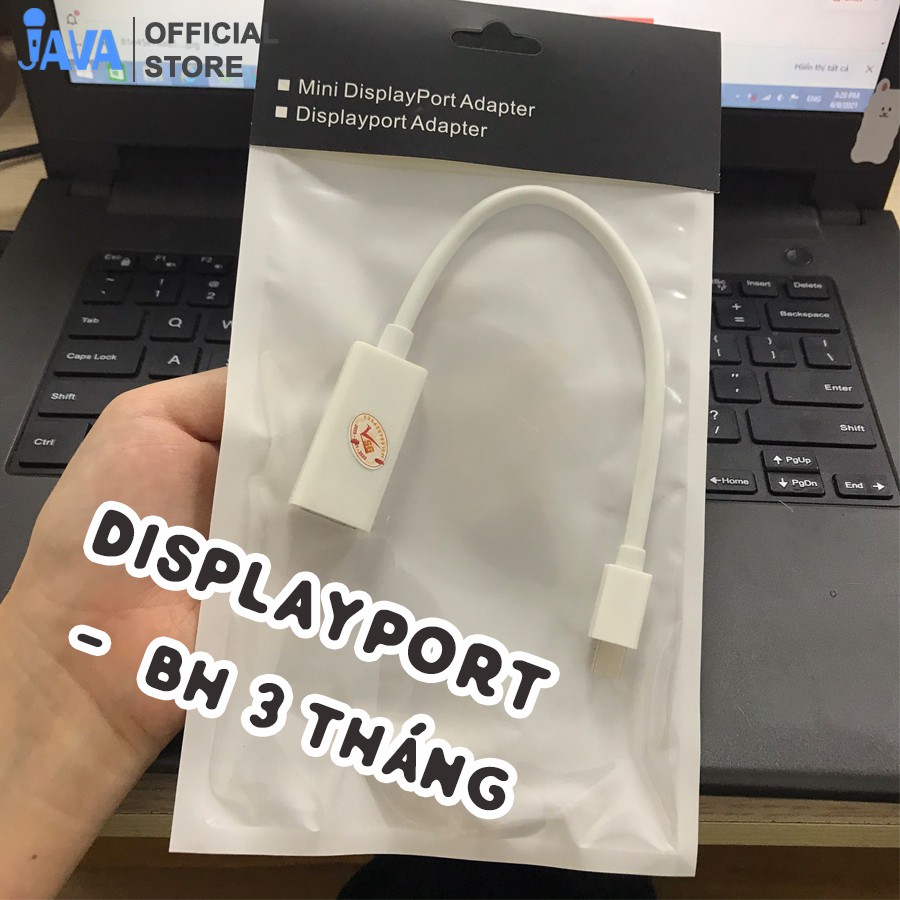 Cáp chuyển display port mini  to hdmi, dp mini to hdmi, dùng cho macbook