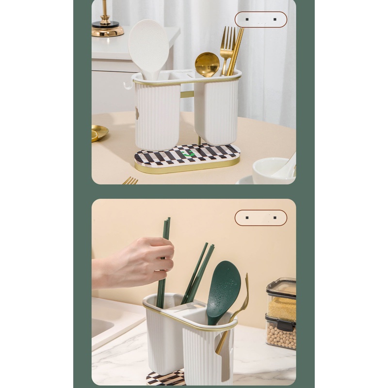 Giá Đỡ Đũa Muỗng Bằng Nhựa Tiện Dụng Và Bền