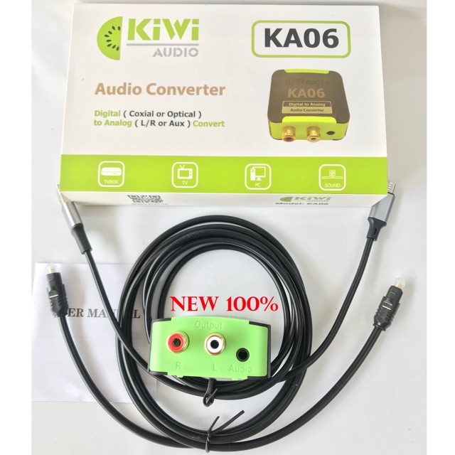 BỘ CHUYỂN ĐỔI ÂM THANH KIWI DIGITAL SANG ANALOG KA – 06 CAO CẤP