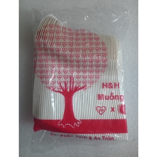 Muỗng Nhựa Dùng Kèm Hộp Cơm. Mỗi bịch 100 chiếc